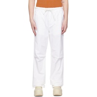 DARKPARK White Jordan Trousers 231589M191002