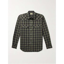 DE BONNE FACTURE Camargue Checked Brushed Cotton-Flannel Shirt 1647597318477930
