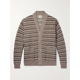 DE BONNE FACTURE Striped Wool Cardigan 1647597318477923