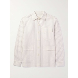DE PETRILLO Striped Cotton-Seersucker Shirt 1647597310466901