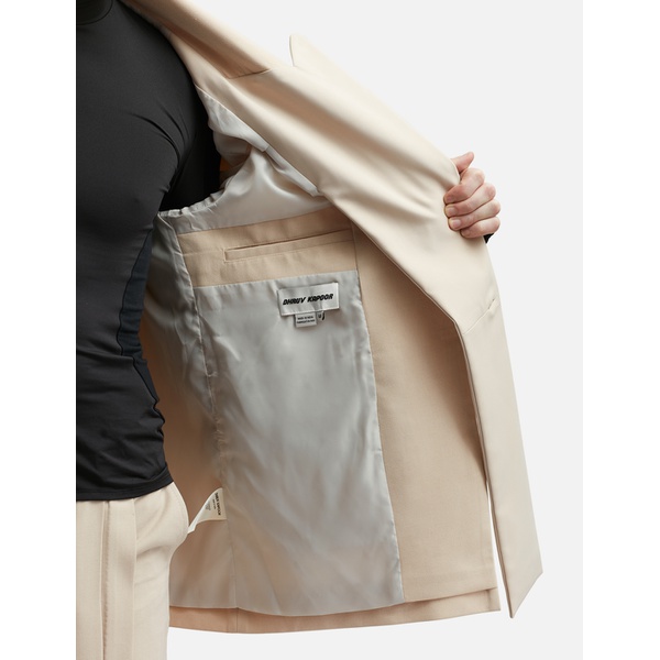  DHRUV KAPOOR Short Sleeves Mix Media Blazer 921991