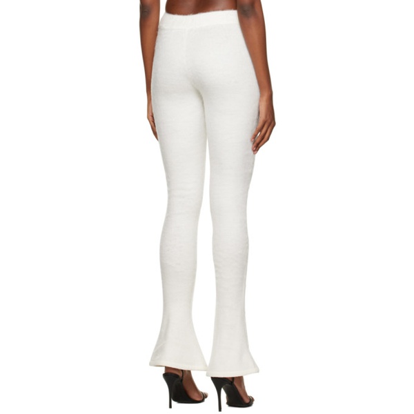  DIDU White Flarry Trousers 222052F087008