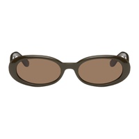 DMY Studios Khaki Valentina Sunglasses 242358F005017