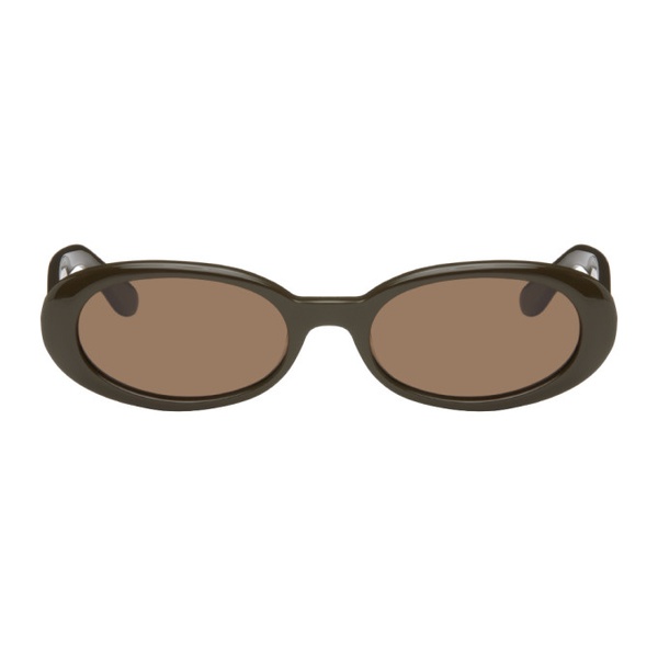 DMY Studios Khaki Valentina Sunglasses 242358F005017