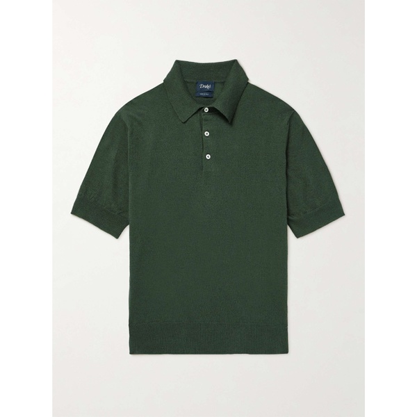  DRAKE Linen and Cotton-Blend Polo Shirt 1647597309963476