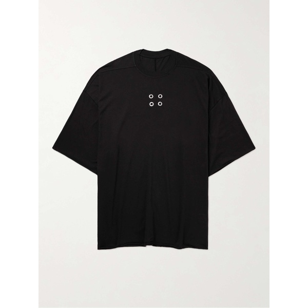  DRKSHDW BY 릭 오웬스 RICK OWENS Tommy Embellished Cotton-Jersey T-Shirt 1647597315695638