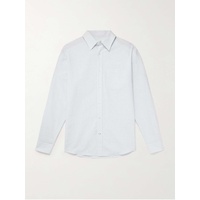 던힐 DUNHILL Striped Cotton and Linen-Blend Shirt 1647597323019285