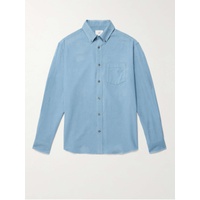 던힐 DUNHILL Button-Down Collar Cotton and Cashmere-Blend Corduory Shirt 1647597323019248