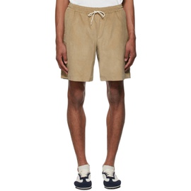 De Bonne Facture Beige Cotton Shorts 221289M193001