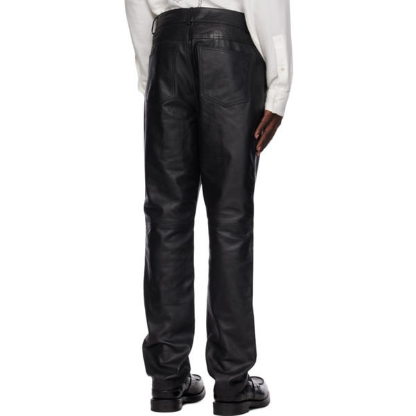  Deadwood Black Phoenix Leather Pants 232158M189000
