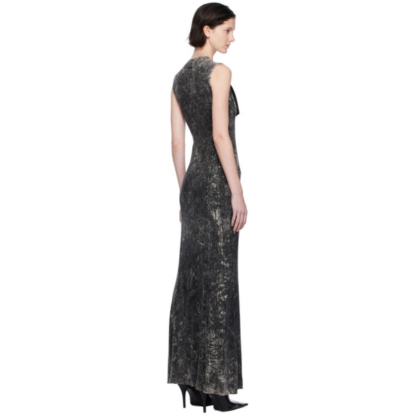 디젤 디젤 Diesel Black D-Treaty Maxi Dress 232001F055008