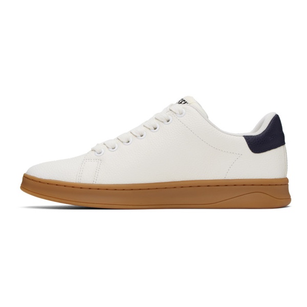 디젤 디젤 Diesel White & Navy S-Athene Low Sneakers 232001M237027