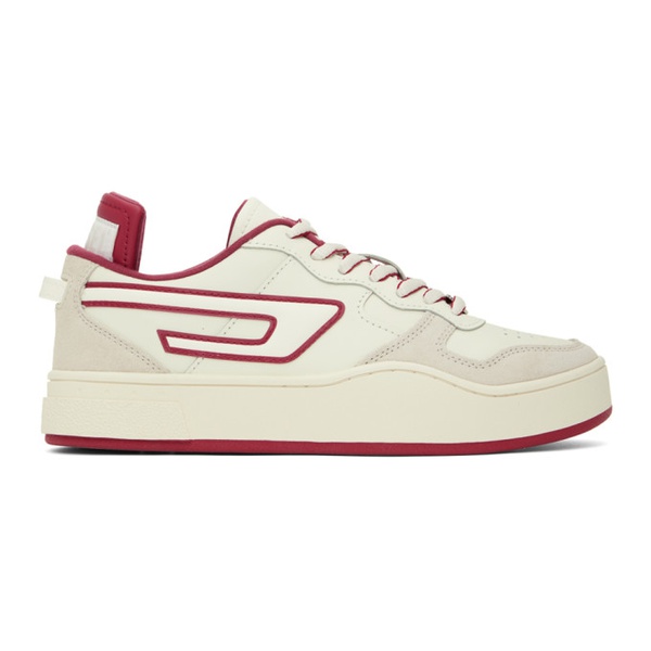 디젤 디젤 Diesel 오프화이트 Off-White & Red S-Ukiyo Low X Sneakers 231001M237002