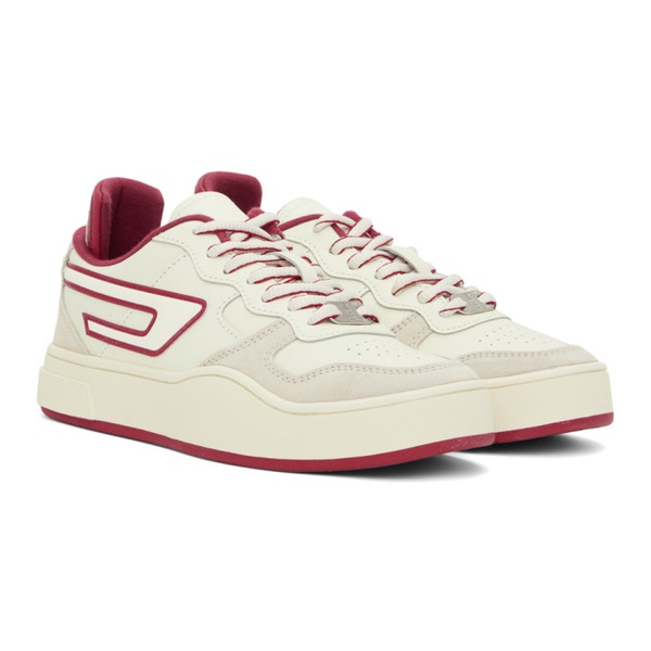 디젤 디젤 Diesel 오프화이트 Off-White & Red S-Ukiyo Low X Sneakers 231001M237002