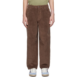 다임 Dime Brown Classic Trousers 241841M191003