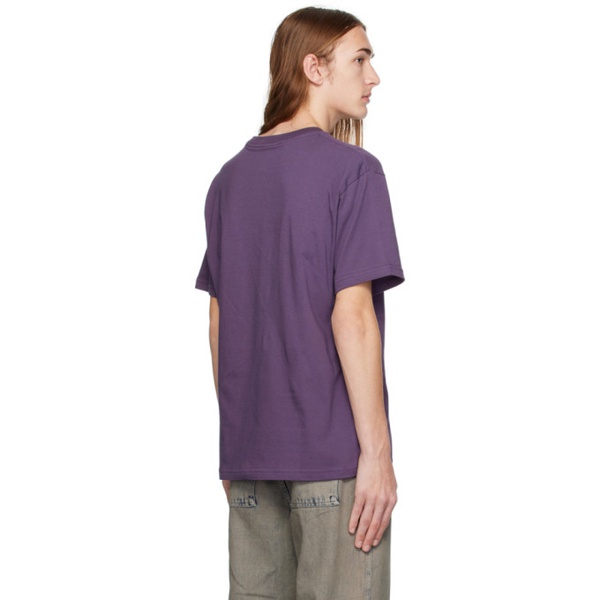  다임 Dime Purple Noize T-Shirt 241841M213008