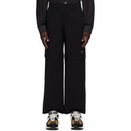 다임 Dime Black Zip Off Trousers 232841M191000