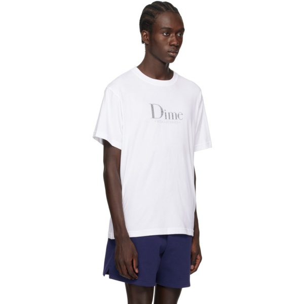  다임 Dime White Remastered T-Shirt 241841M213031