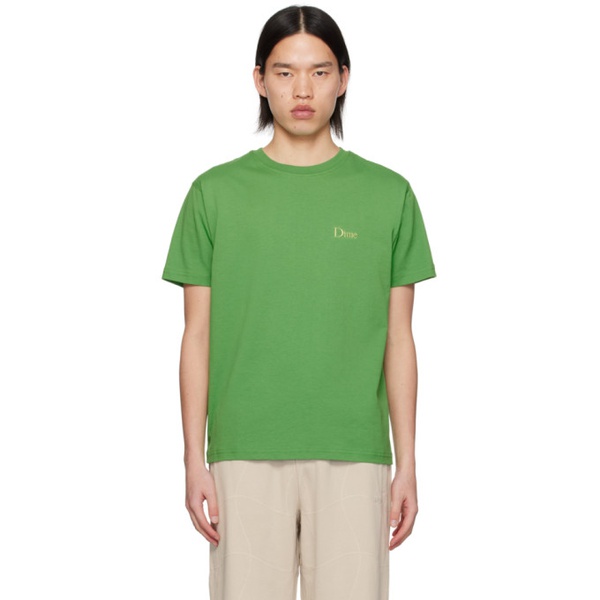  다임 Dime Green Classic T-Shirt 242841M213040