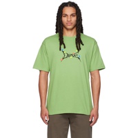 다임 Dime Green Headbanger T-Shirt 232841M213029