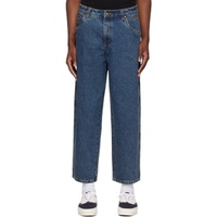 다임 Dime Blue Classic Baggy Jeans 241841M186025