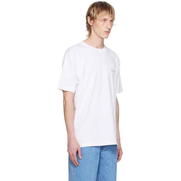  다임 Dime White Classic T-Shirt 241841M213085
