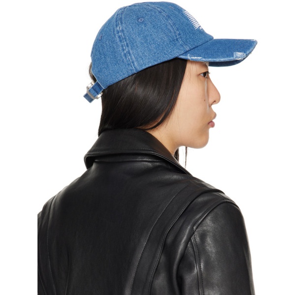  디온 리 Dion Lee Blue DL Electric Denim Cap 241417F016001