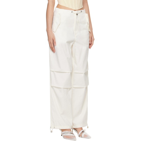  디온 리 Dion Lee 오프화이트 Off-White Parachute Trousers 241417F087021