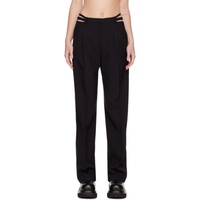 디온 리 Dion Lee Black Lingerie Trousers 231417F087020