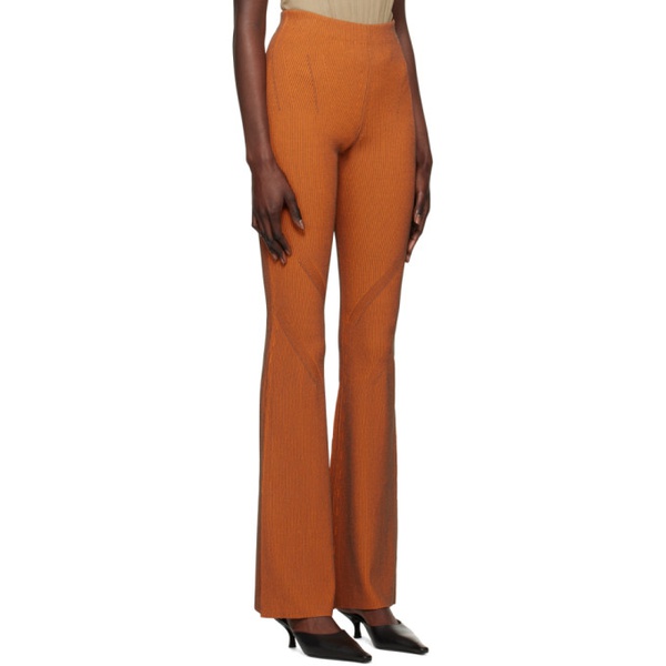  디온 리 Dion Lee Orange Angled Trousers 231417F087001