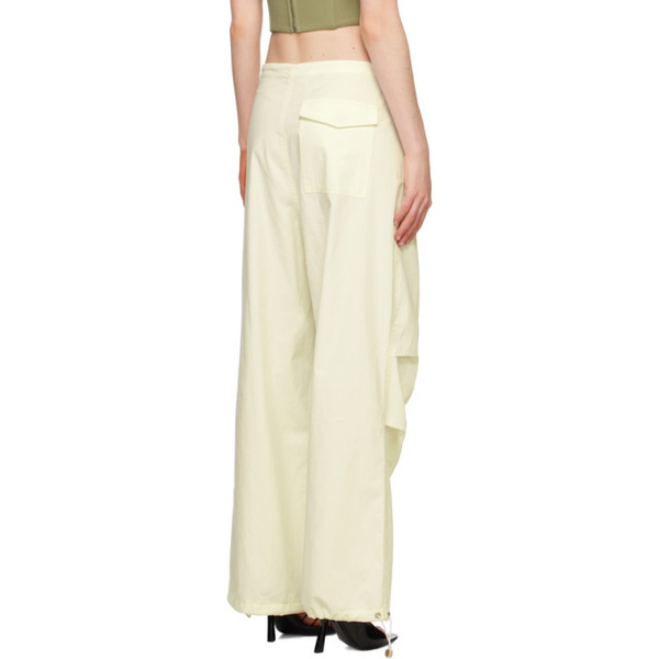  디온 리 Dion Lee 오프화이트 Off-White Toggle Parachute Trousers 232417F087021