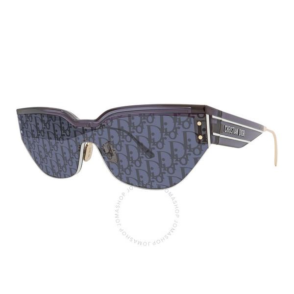  Blue Logo Cat Eye Ladies Sunglasses 디올 DIORCLUB M3U 30B8 00