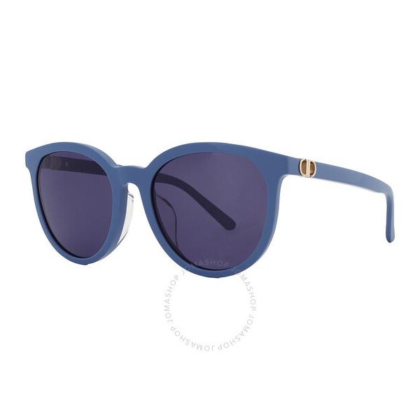  디올 Dior Blue Grey Oval Ladies Sunglasses CD40020F 90V 57