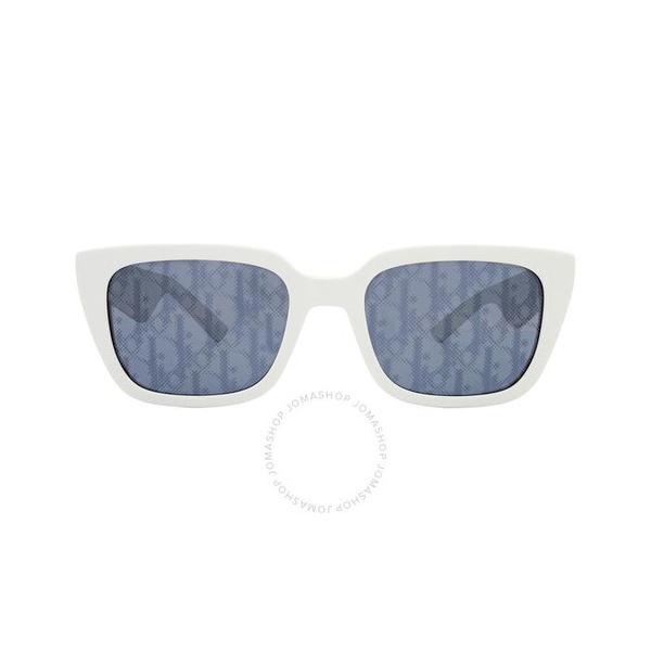  Blue Logo Square Mens Sunglasses 디올 DIOR B27 S2I 50B8 55