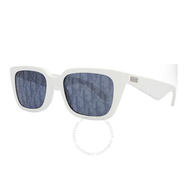  Blue Logo Square Mens Sunglasses 디올 DIOR B27 S2I 50B8 55