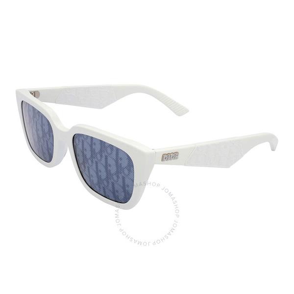  Blue Logo Square Mens Sunglasses 디올 DIOR B27 S2I 50B8 55