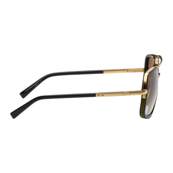  디타 Dita Black & Gold Mach-One Sunglasses 241789M134017