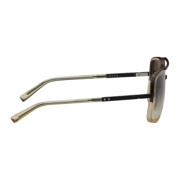  디타 Dita Black & Gold Mach-One Sunglasses 242789M134017