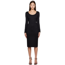 Dolce&Gabbana Black Milano Midi Dress 232003F054004