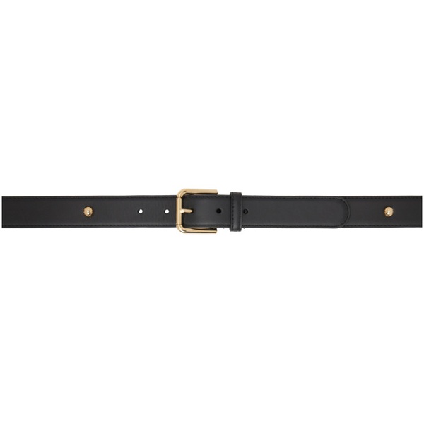 돌체앤가바나 Dolce&Gabbana Black Hardware Belt 231003F001013