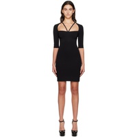 Dolce&Gabbana Black Strap Minidress 232003F052004