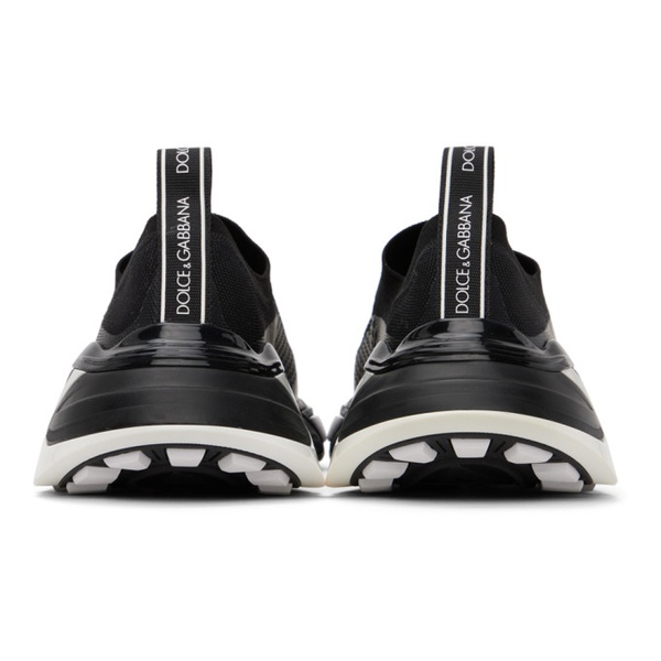 돌체앤가바나 Dolce&Gabbana Black Sorrento Sneakers 232003F128012