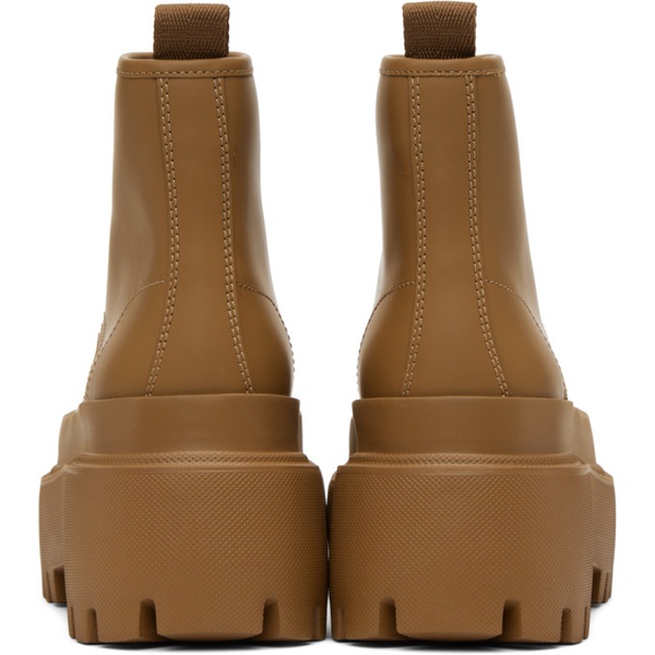 돌체앤가바나 Dolce&Gabbana Tan Platform Boots 232003F113001