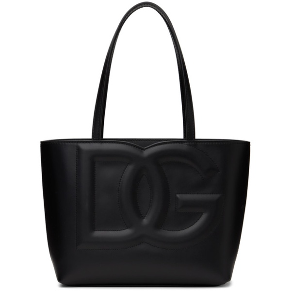 돌체앤가바나 Dolce&Gabbana Black Small DG Logo Tote 241003F049000