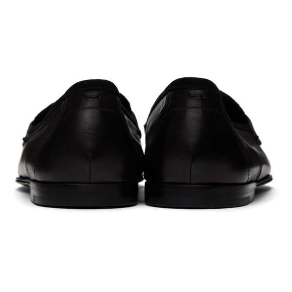  Dolce&Gabbana Black Pantofola Loafers 241003M231000