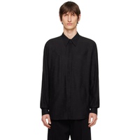 Dolce&Gabbana Black Martini-Fit Shirt 241003M192015