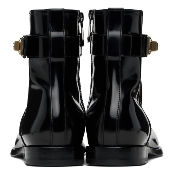 돌체앤가바나 Dolce&Gabbana Black Giotto Boots 241003M223000