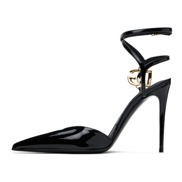  Dolce&Gabbana Black Lollo Heels 241003F122003