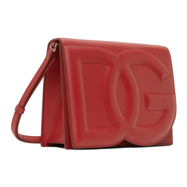  Dolce&Gabbana Red DG Logo Crossbody Bag 241003F048006