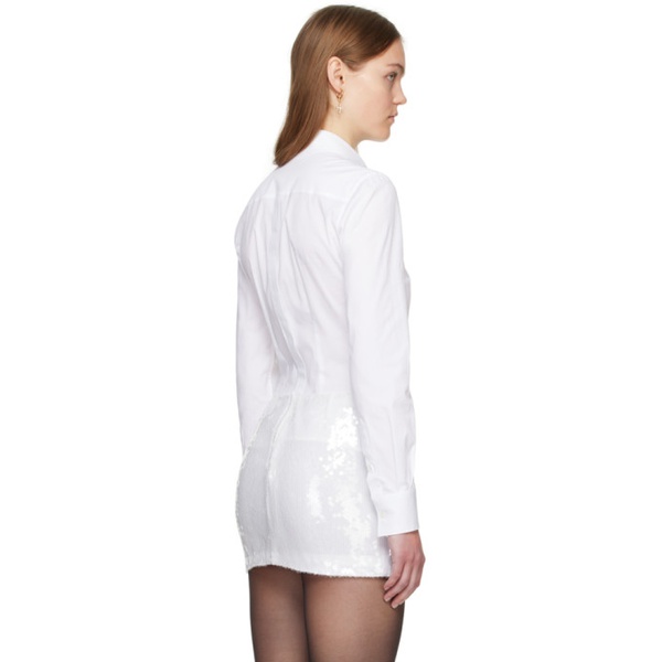  Dolce&Gabbana White Button Shirt 241003F109000